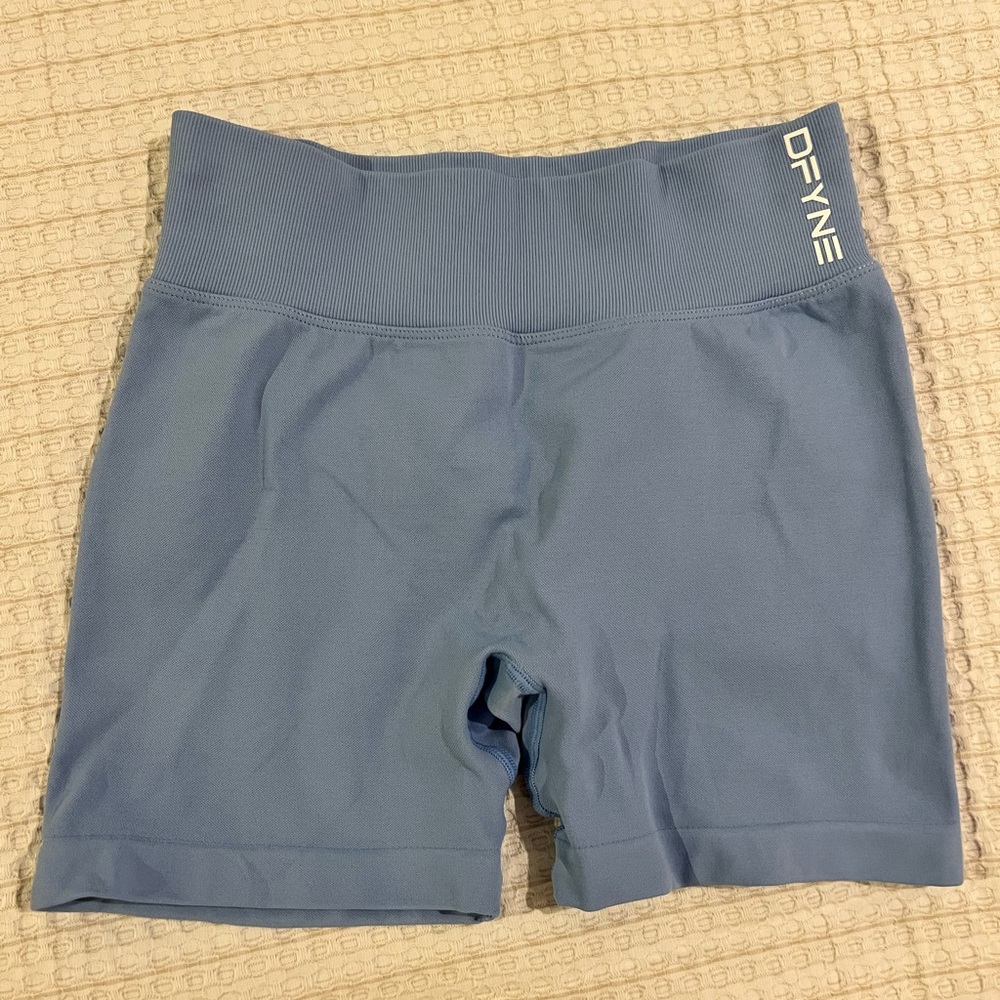Dfyne Women's Blue Gym Shorts